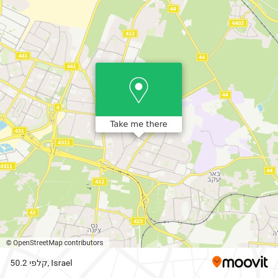 קלפי 50.2 map