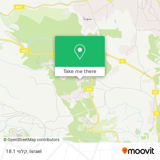 קלפי 18.1 map