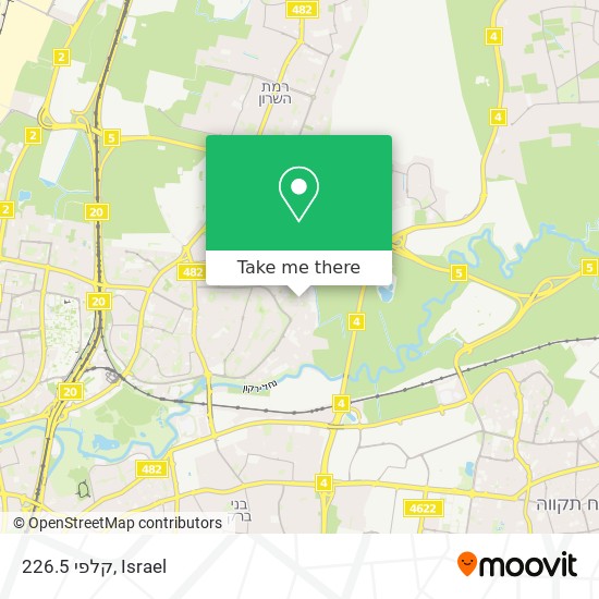 קלפי 226.5 map