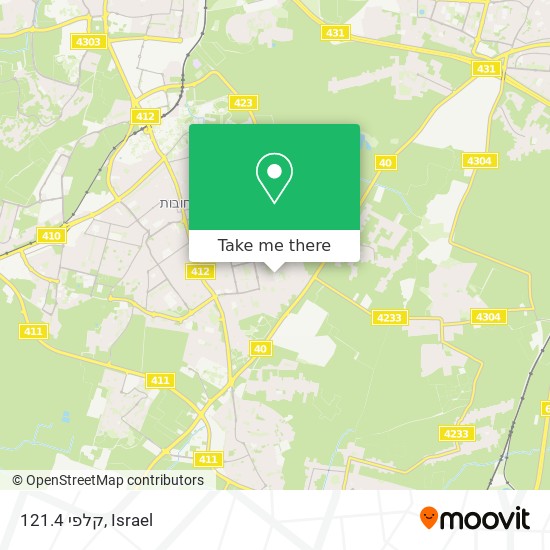 קלפי 121.4 map