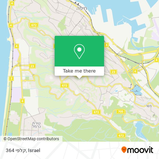 קלפי 364 map