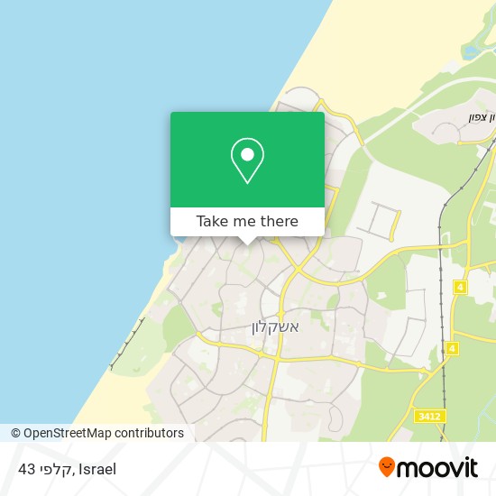 קלפי 43 map