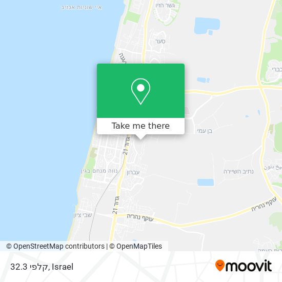 קלפי 32.3 map