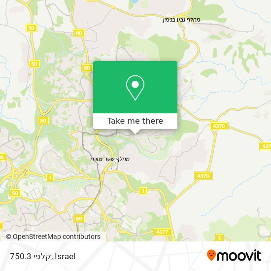 קלפי 750.3 map