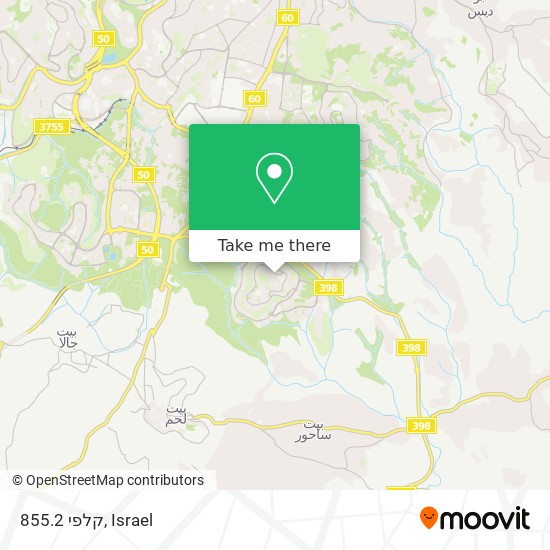 קלפי 855.2 map