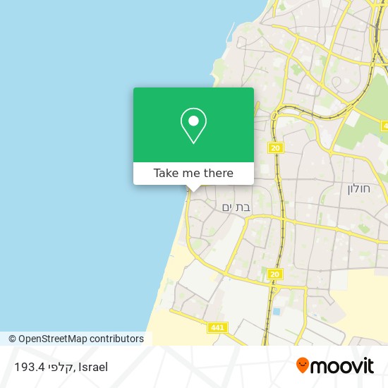 קלפי 193.4 map