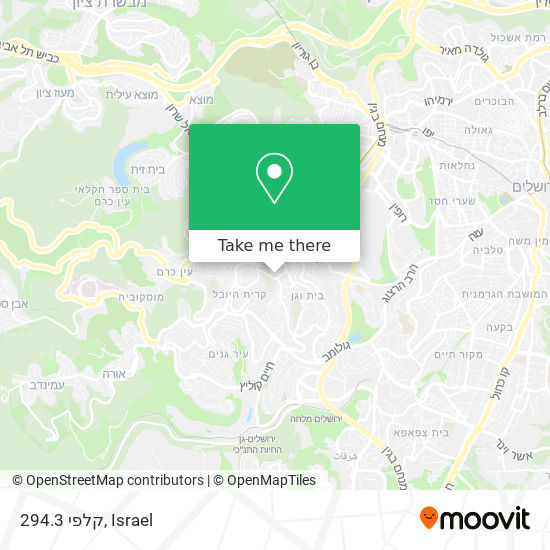 קלפי 294.3 map