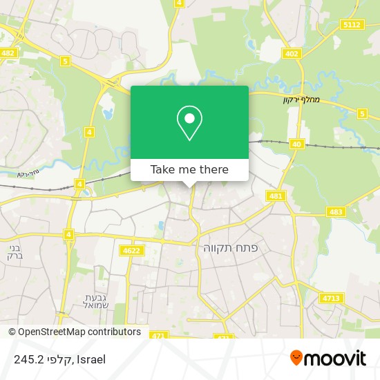 קלפי 245.2 map