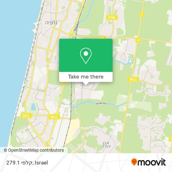 קלפי 279.1 map