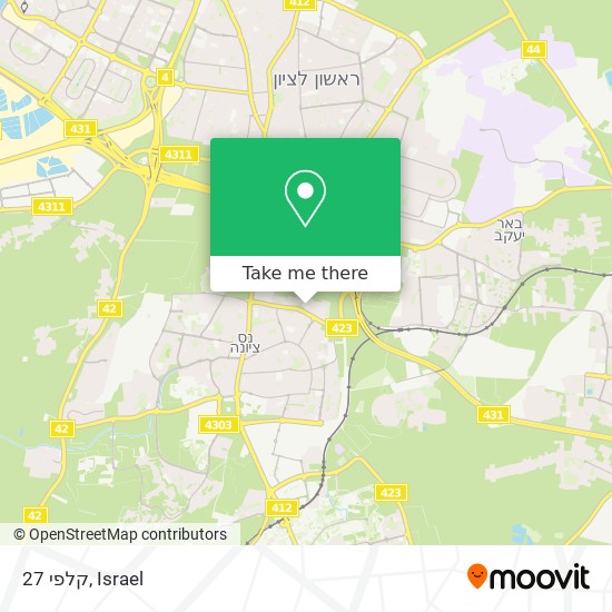 קלפי 27 map