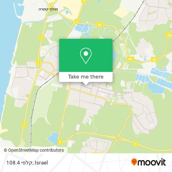 קלפי 108.4 map