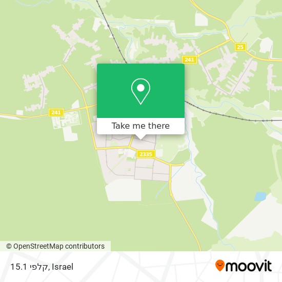 קלפי 15.1 map