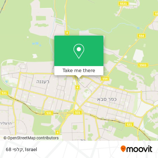 קלפי 68 map