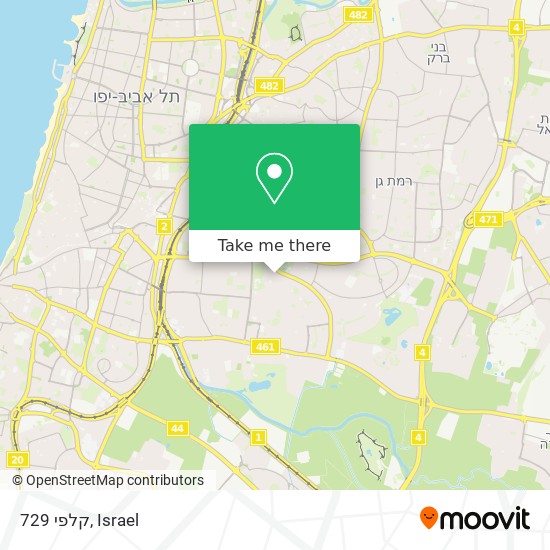 קלפי 729 map