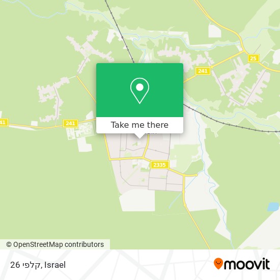 קלפי 26 map