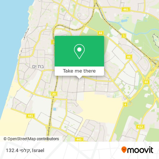 קלפי 132.4 map