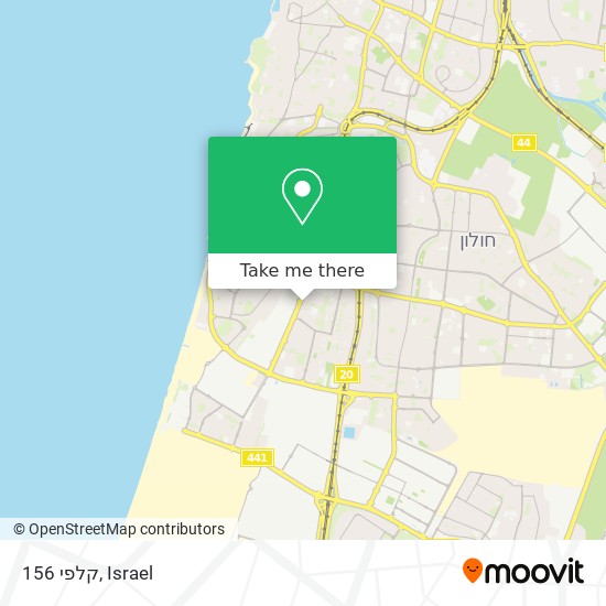 קלפי 156 map