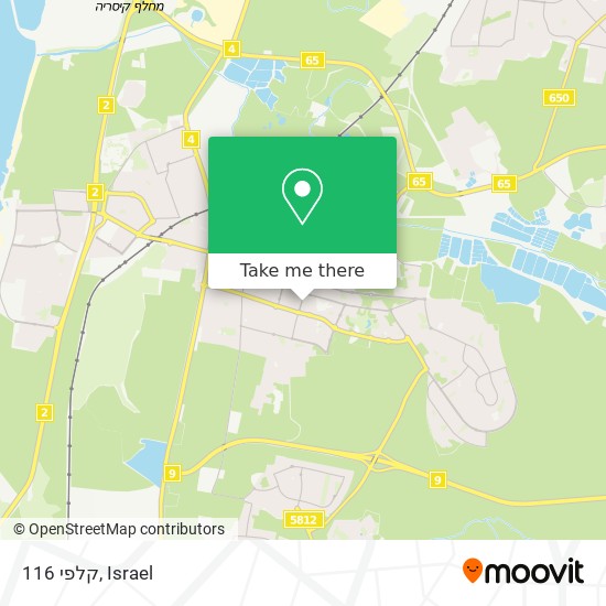 קלפי 116 map