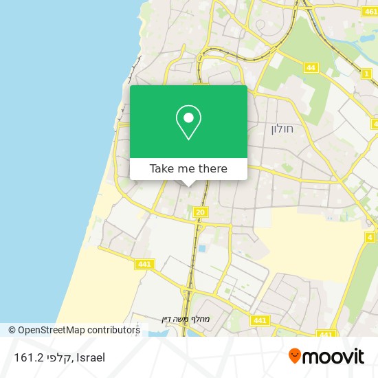 קלפי 161.2 map