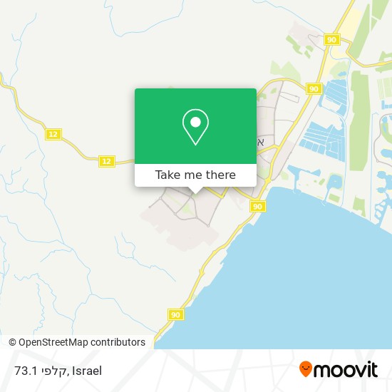 קלפי 73.1 map