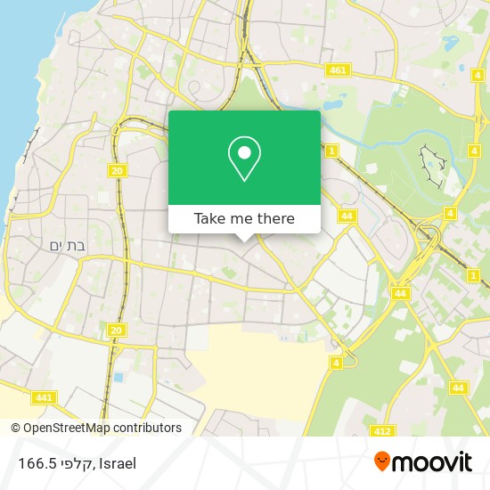 קלפי 166.5 map