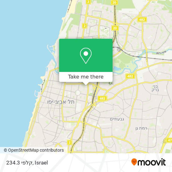 קלפי 234.3 map