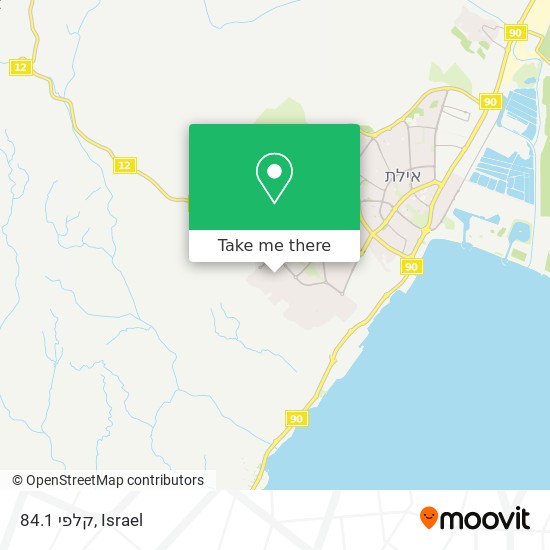 קלפי 84.1 map