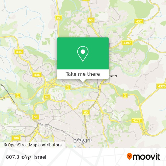 קלפי 807.3 map