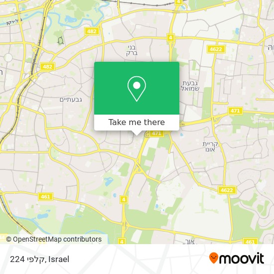 קלפי 224 map