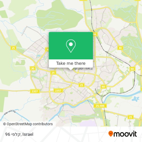 קלפי 96 map