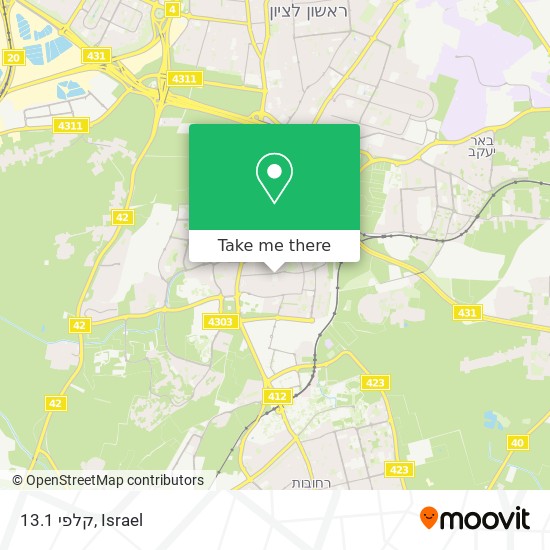 קלפי 13.1 map