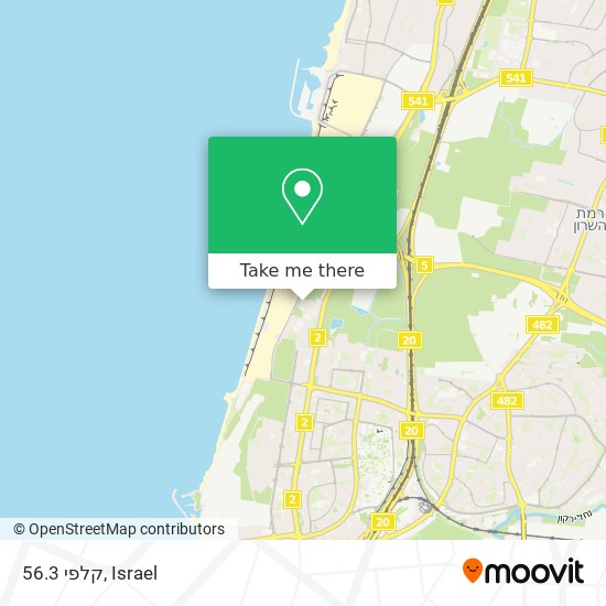 קלפי 56.3 map