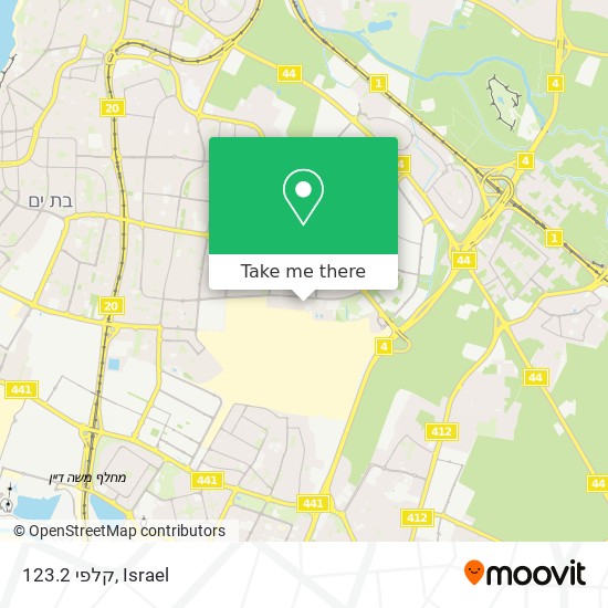 קלפי 123.2 map