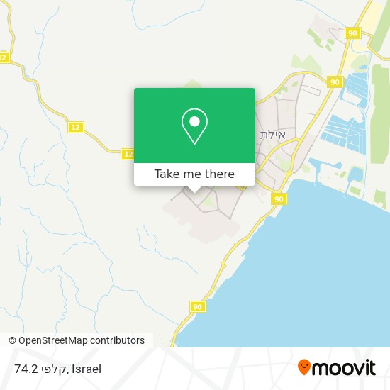 קלפי 74.2 map