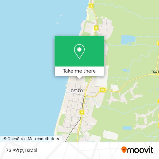 קלפי 73 map