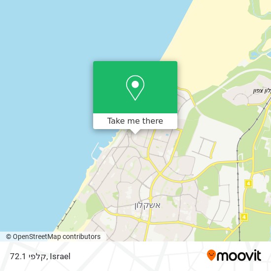 קלפי 72.1 map