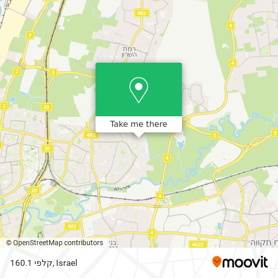 קלפי 160.1 map