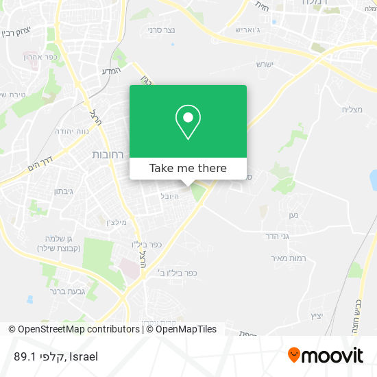 קלפי 89.1 map