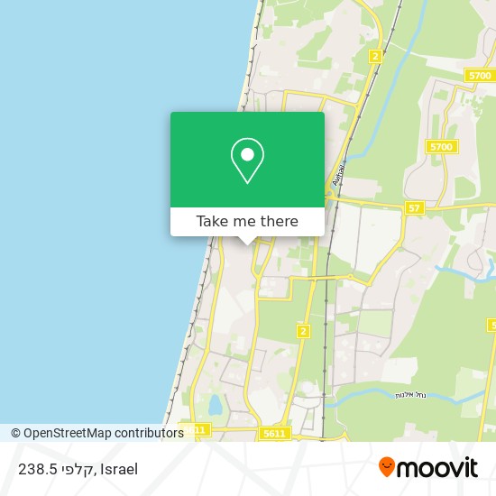 קלפי 238.5 map