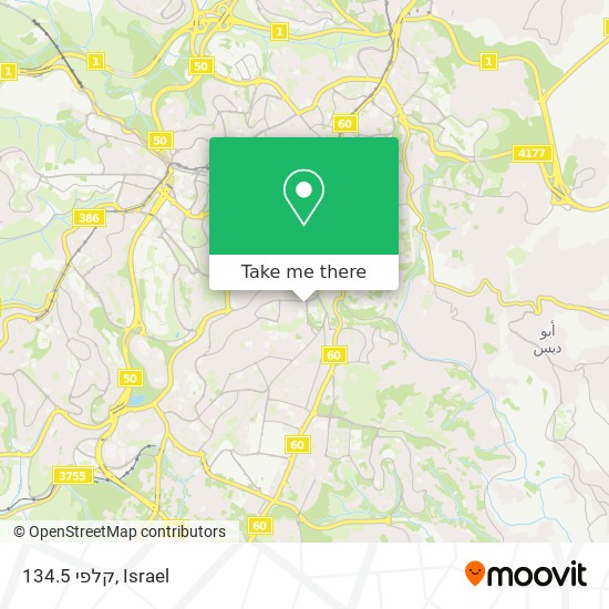 קלפי 134.5 map