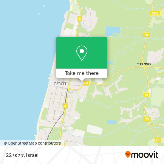 קלפי 22 map