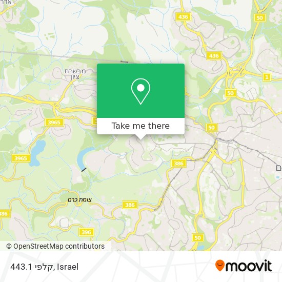 קלפי 443.1 map