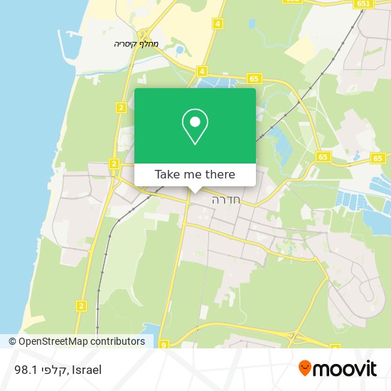 קלפי 98.1 map