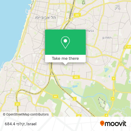 קלפי 684.4 map