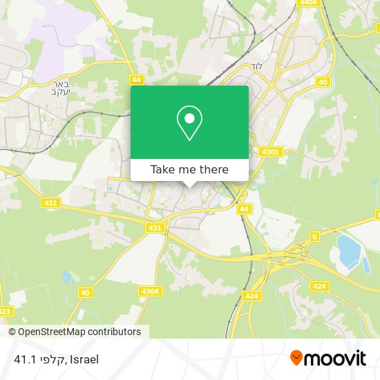 קלפי 41.1 map