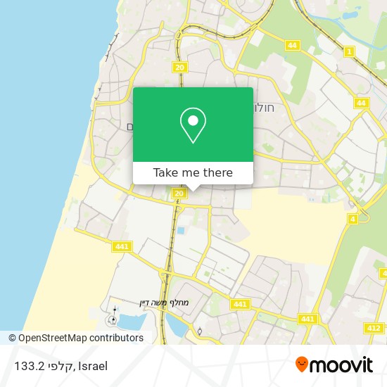 קלפי 133.2 map