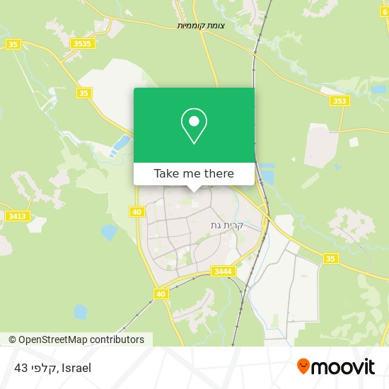 קלפי 43 map