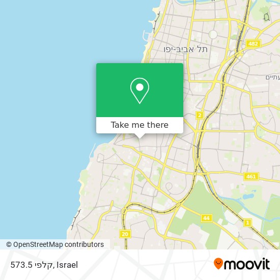 קלפי 573.5 map