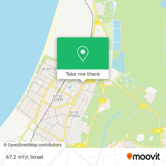 קלפי 67.2 map