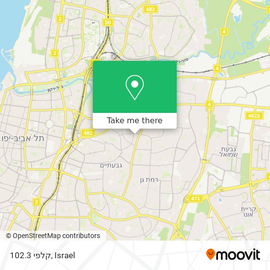 קלפי 102.3 map